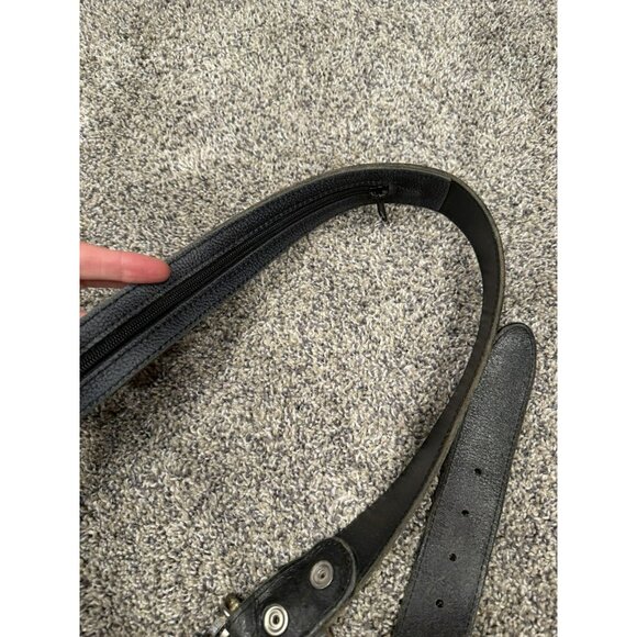 Harley Davidson Men’s Leather Belt With Buckle Size 44 - Picture 5 of 6